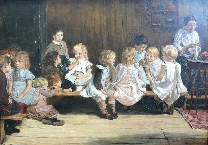 Max Liebermann Infants School (Bewaarschool) in Amsterdam Germany oil painting art